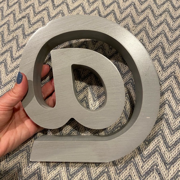 Gray Wooden At Symbol Decor - Picture 4 of 6